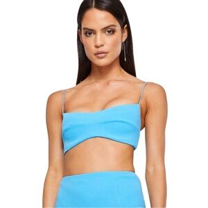 Nookie Vibrant Blue Maia Crop Top Size M NWT